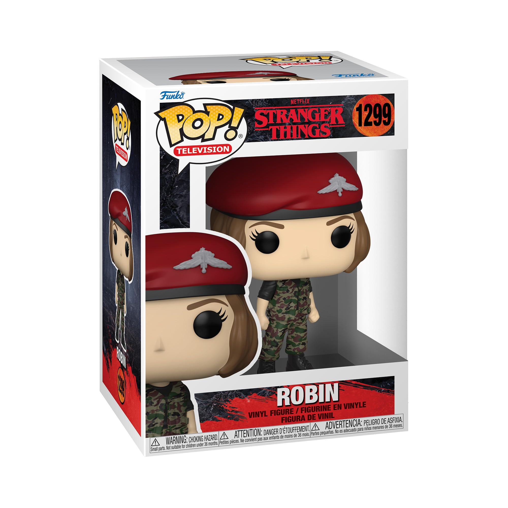 Funko Pop! TV: Stranger Things - Hunter Robin, Multicolor, 3.75 inches (65635)