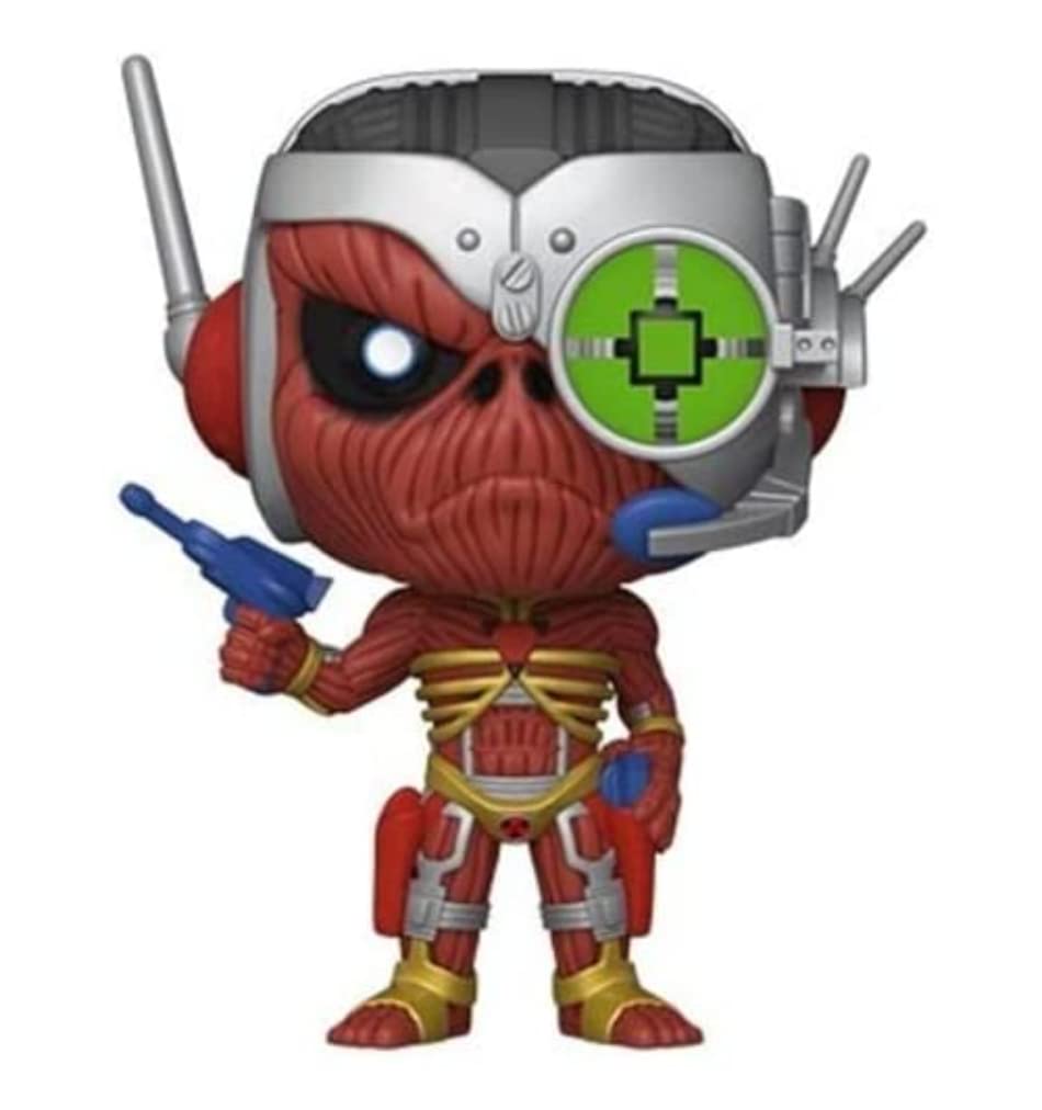Funko Pop! Rocks: Iron Maiden- Eddie- Somewhere in Time w/Chase (Styles May Vary) Multicolor