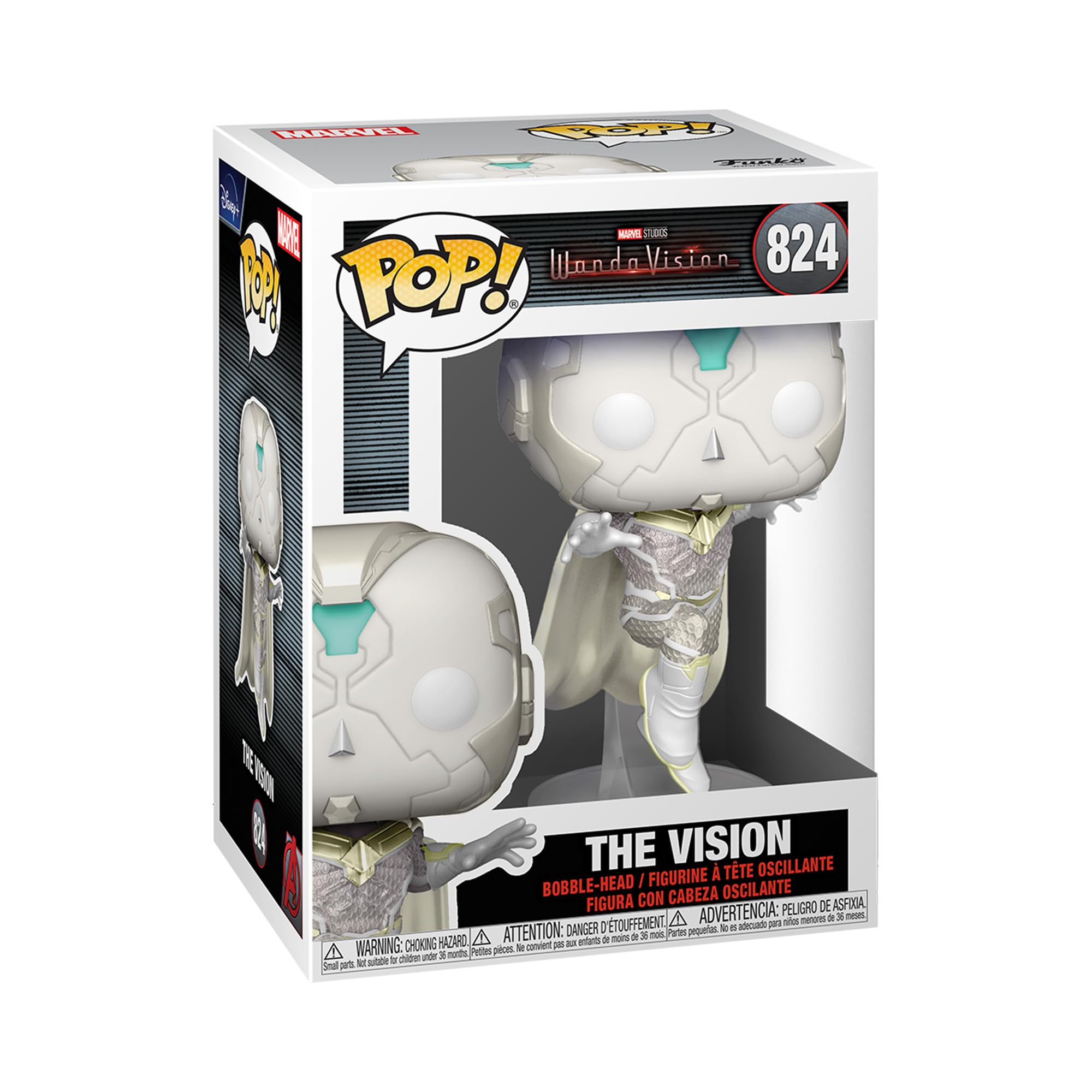Funko Pop! Marvel: Wandavision - The Vision (Finale), Multicolor (54324)