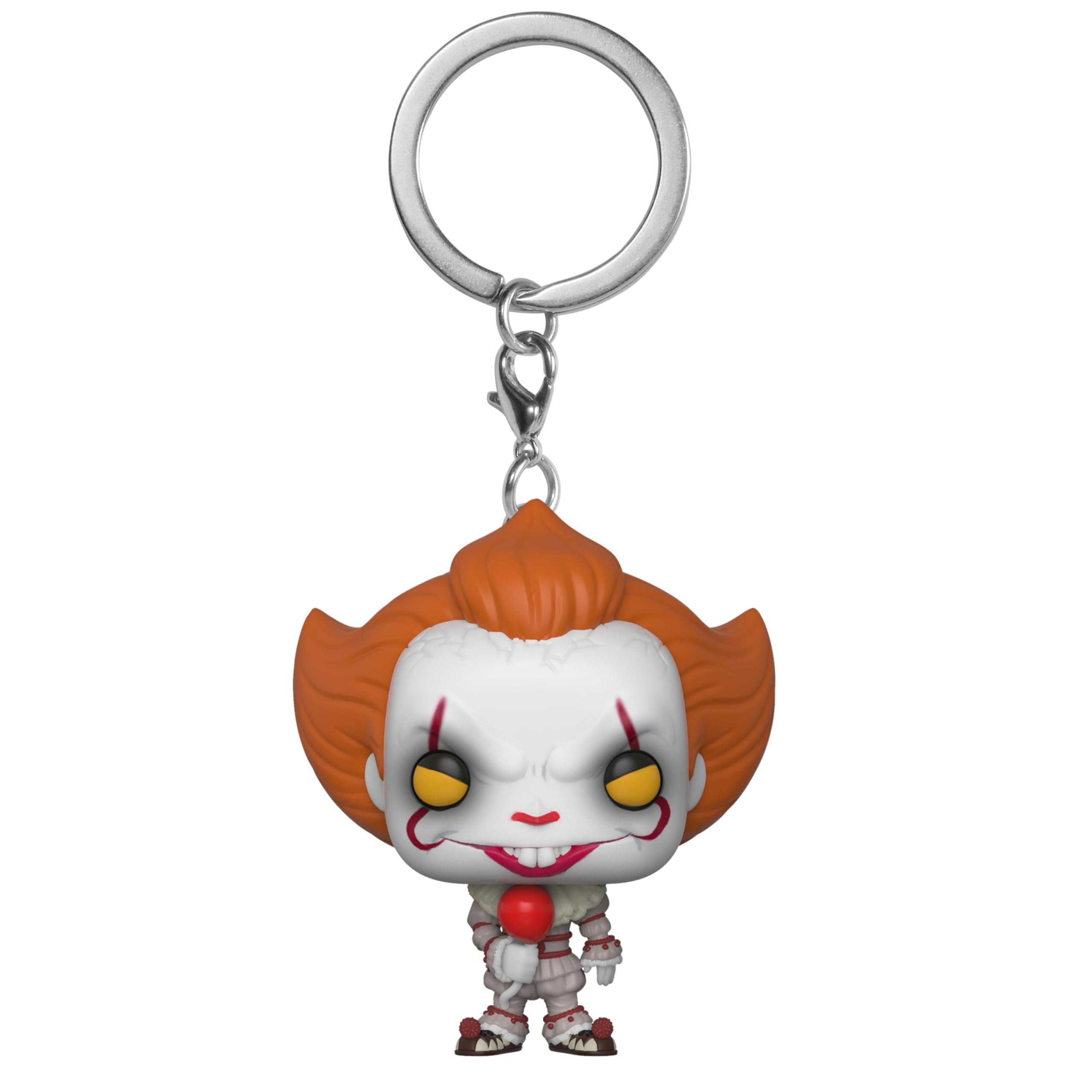 Funko Pop Keychain: Horror It - Pennywise With Balloon Collectible Figure Novelty Keyring - Collectable Mini Figure - Stocking Filler - Gift Idea - Official Merchandise - Horror Fans