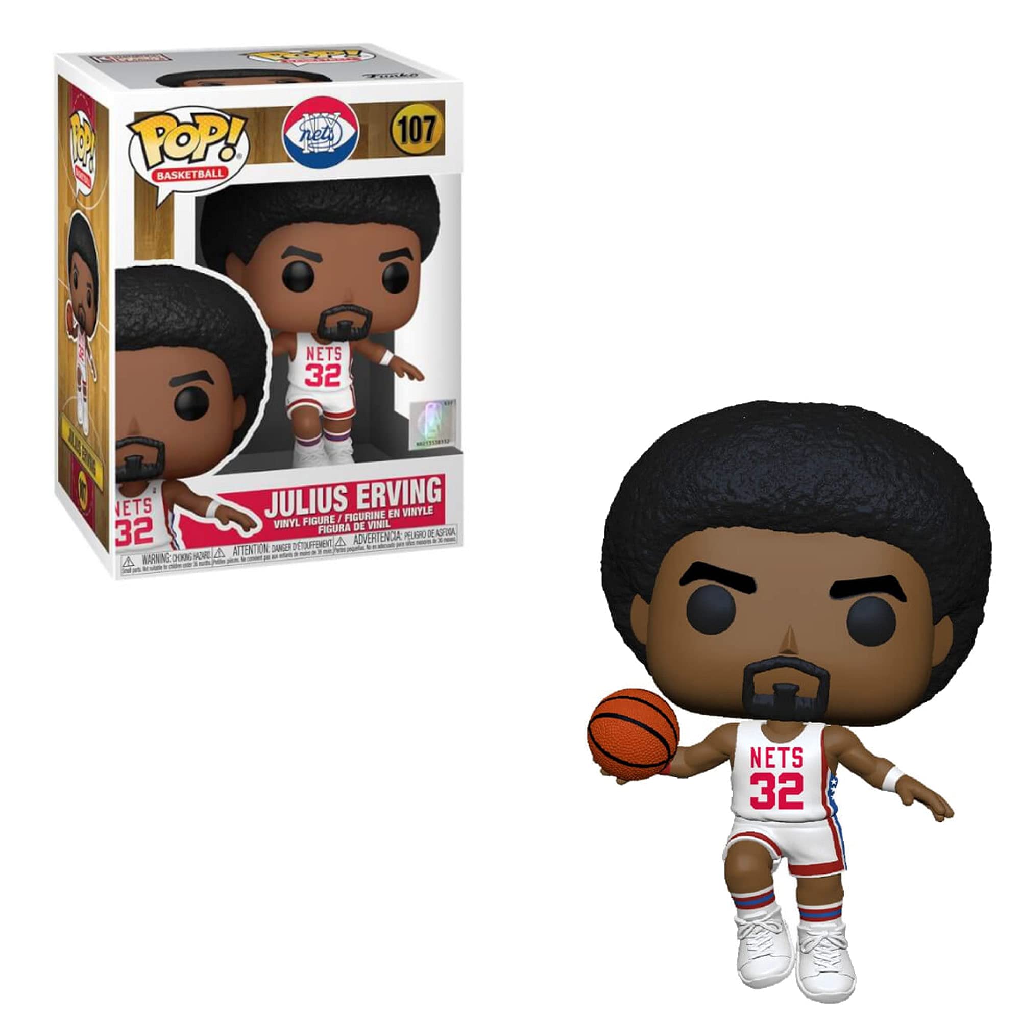 Funko Pop! NBA: Legends - Julius Erving (Nets Home)