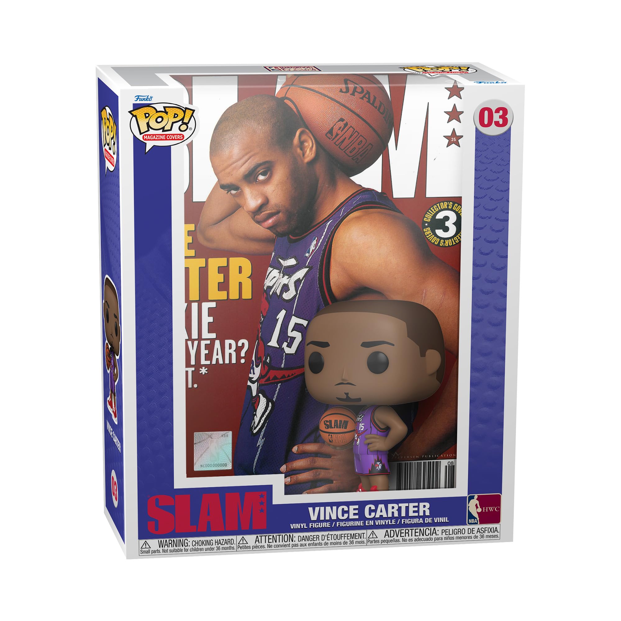 Funko Pop! NBA Cover: SLAM - Vince Carter, Multicolor, 59387