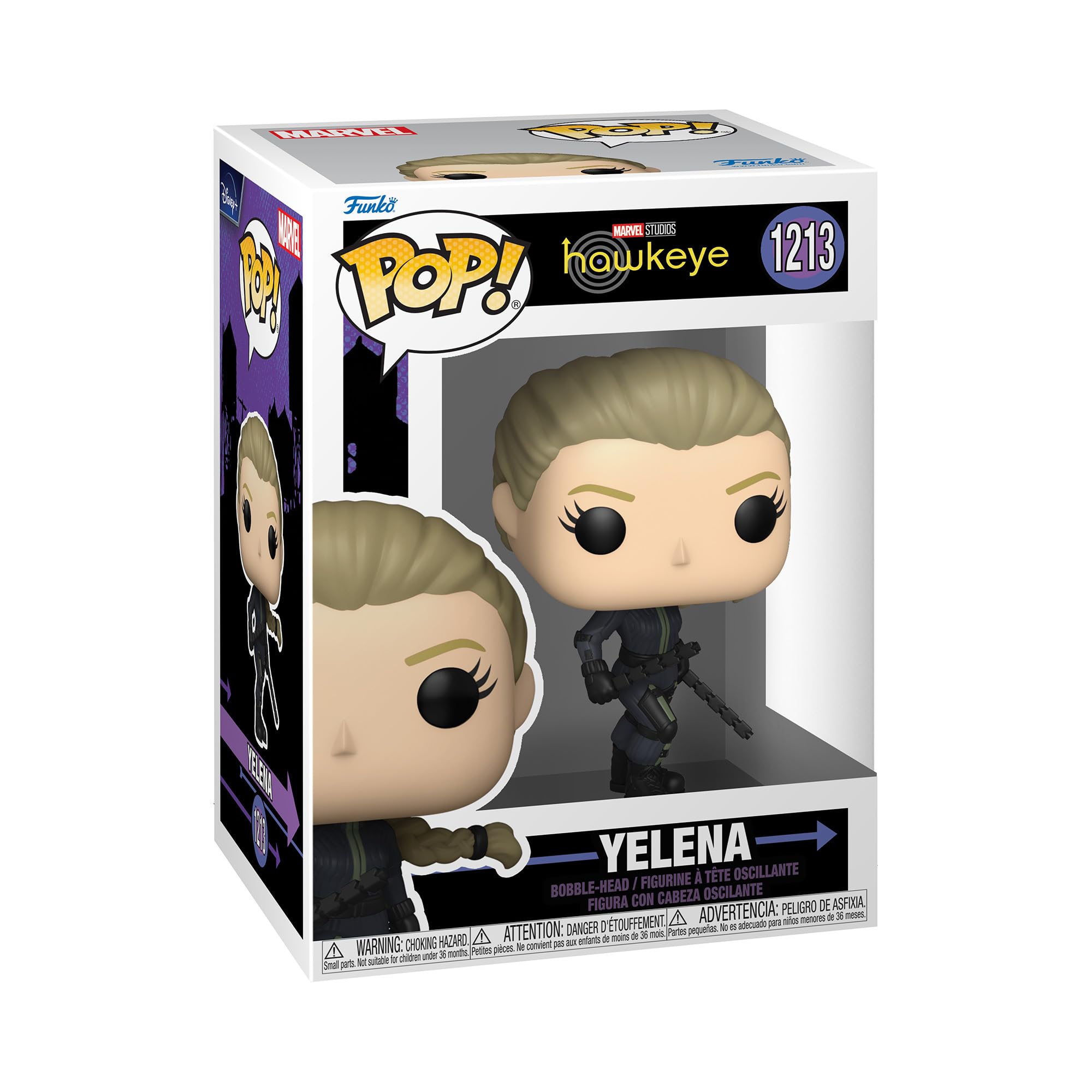Funko Pop! TV: Hawkeye - Yelena with Chase (Styles May Vary), Multicolor, 59482