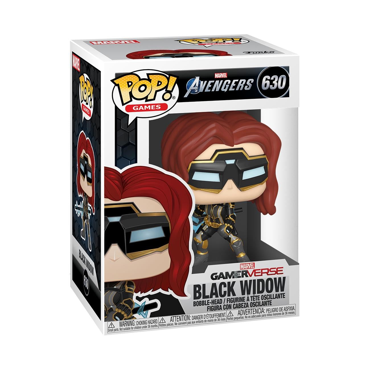 Funko Pop! Marvel: Avengers Game - Black Widow (Stark Tech Suit) Styles May Vary