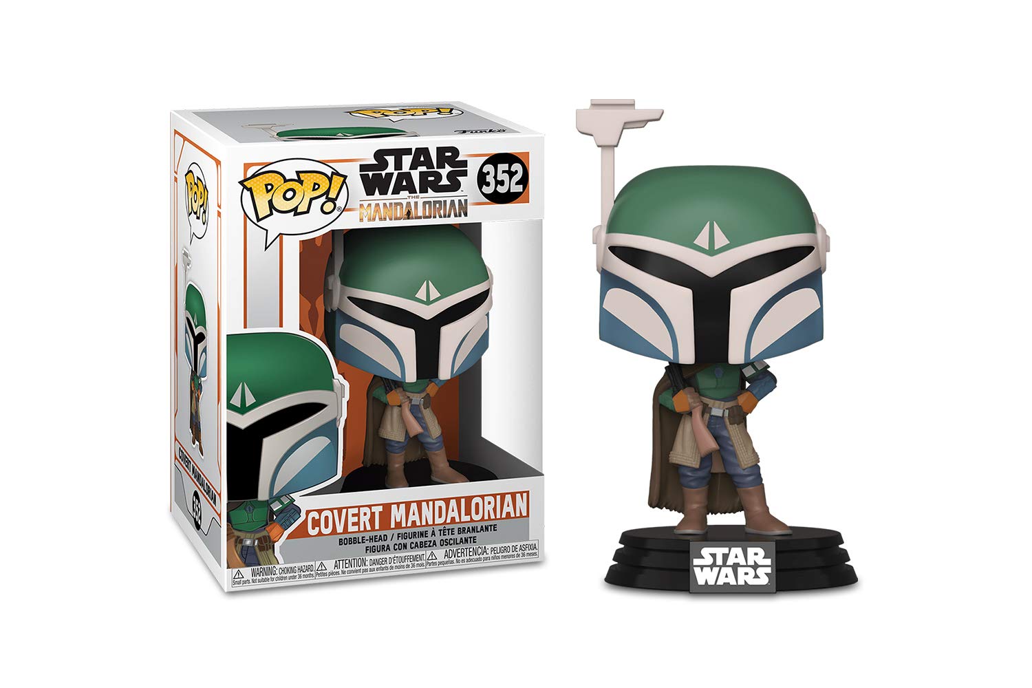 Funko Pop! Star Wars: The Mandalorian - Covert Mandalorian, Multicolour
