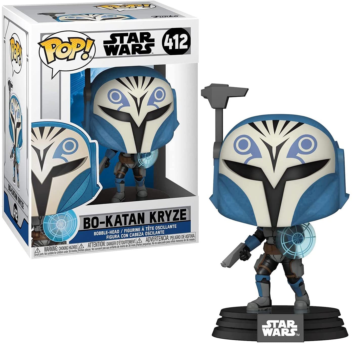 Funko Pop! Star Wars: Clone Wars - Bo-Katan Vinyl Figure, Multicolor