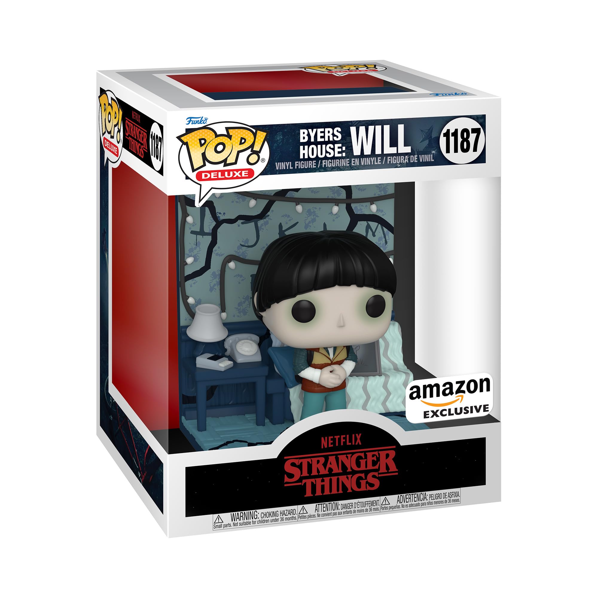 Funko Pop! Deluxe: Sranger Things Build A Scene - Will (Amazon Exclusive) Figure 3 of 4, Multicolor, 62289