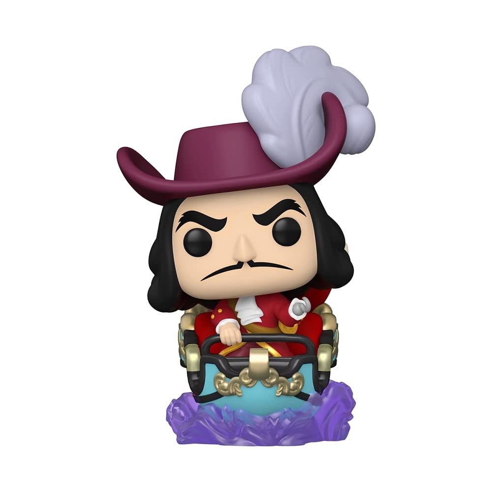 Funko Pop! Ride: Walt Disney World 50th - Captain Hook at Peter Pan's Flight Attraction, Multicolor, 59512