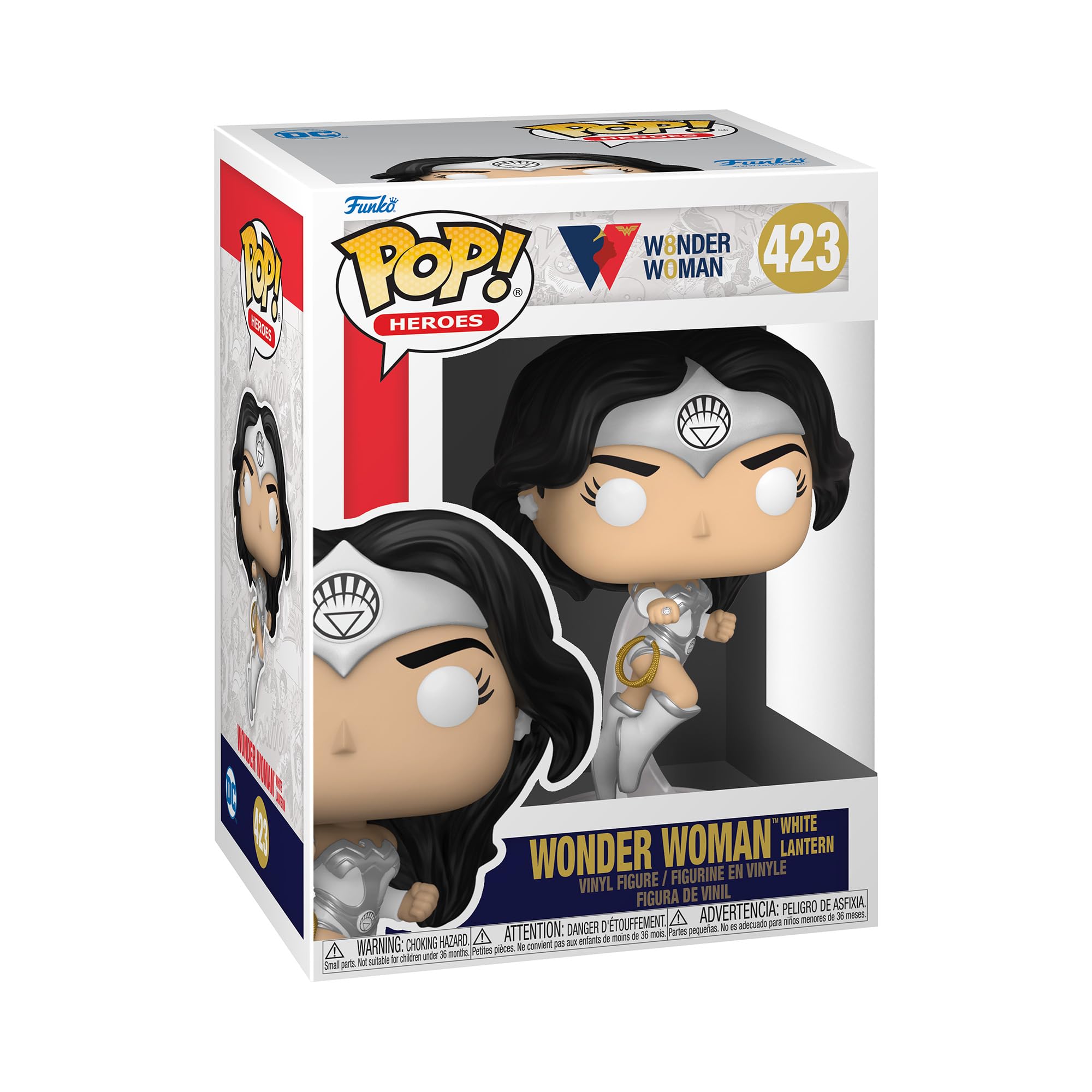 Funko Pop! Heroes: Wonder Woman 80th - Wonder Woman (White Lantern)