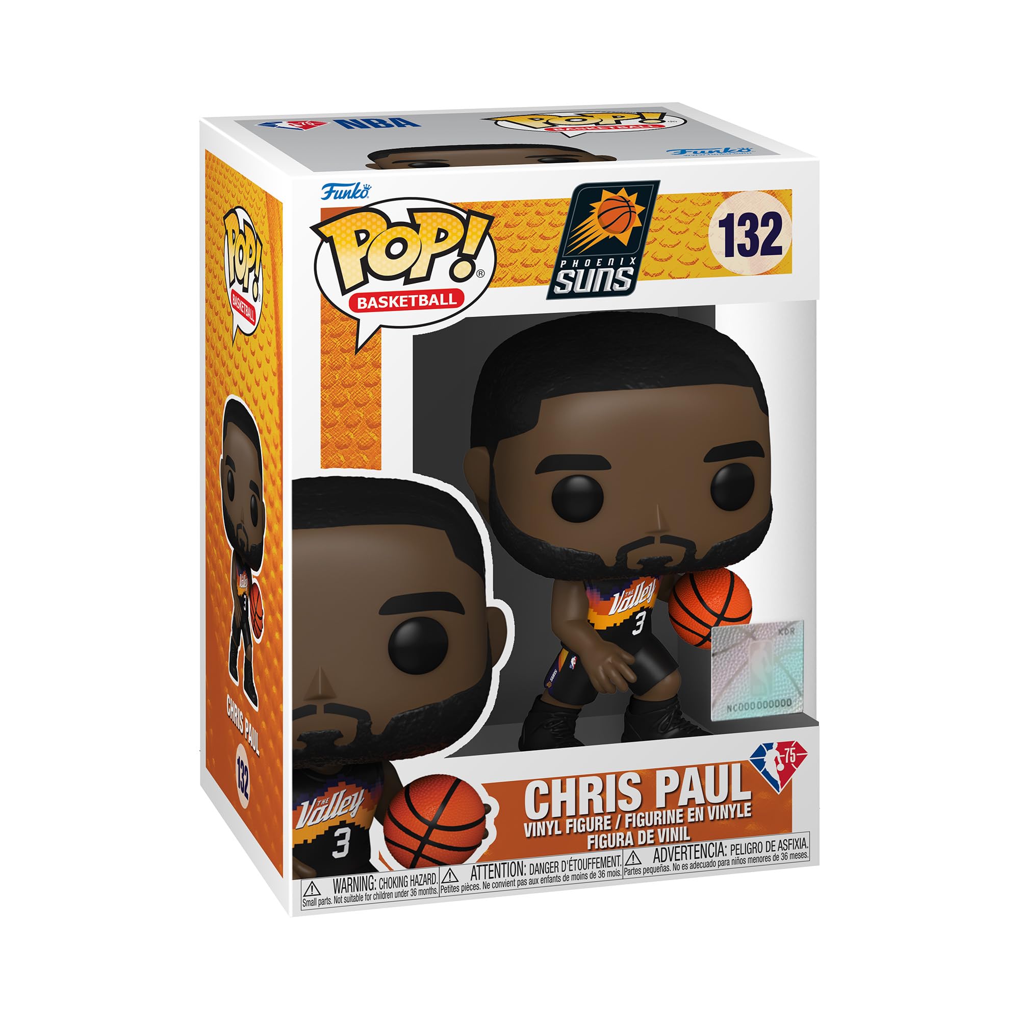 Funko Pop! NBA: Suns - Chris Paul, Multicolor, 59262