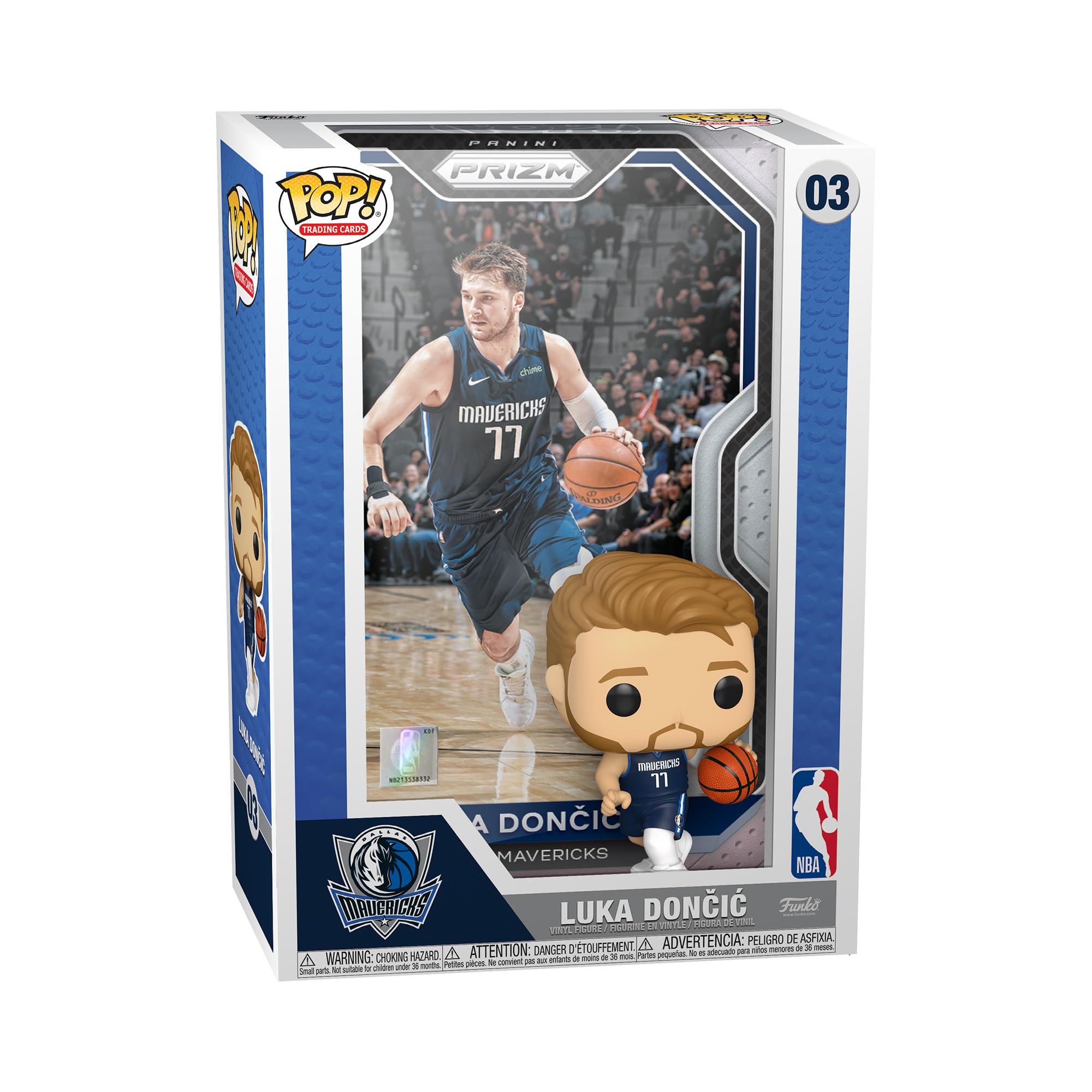 Funko Pop! NBA Trading Cards: Luka Doncic, Multicolor, 60526