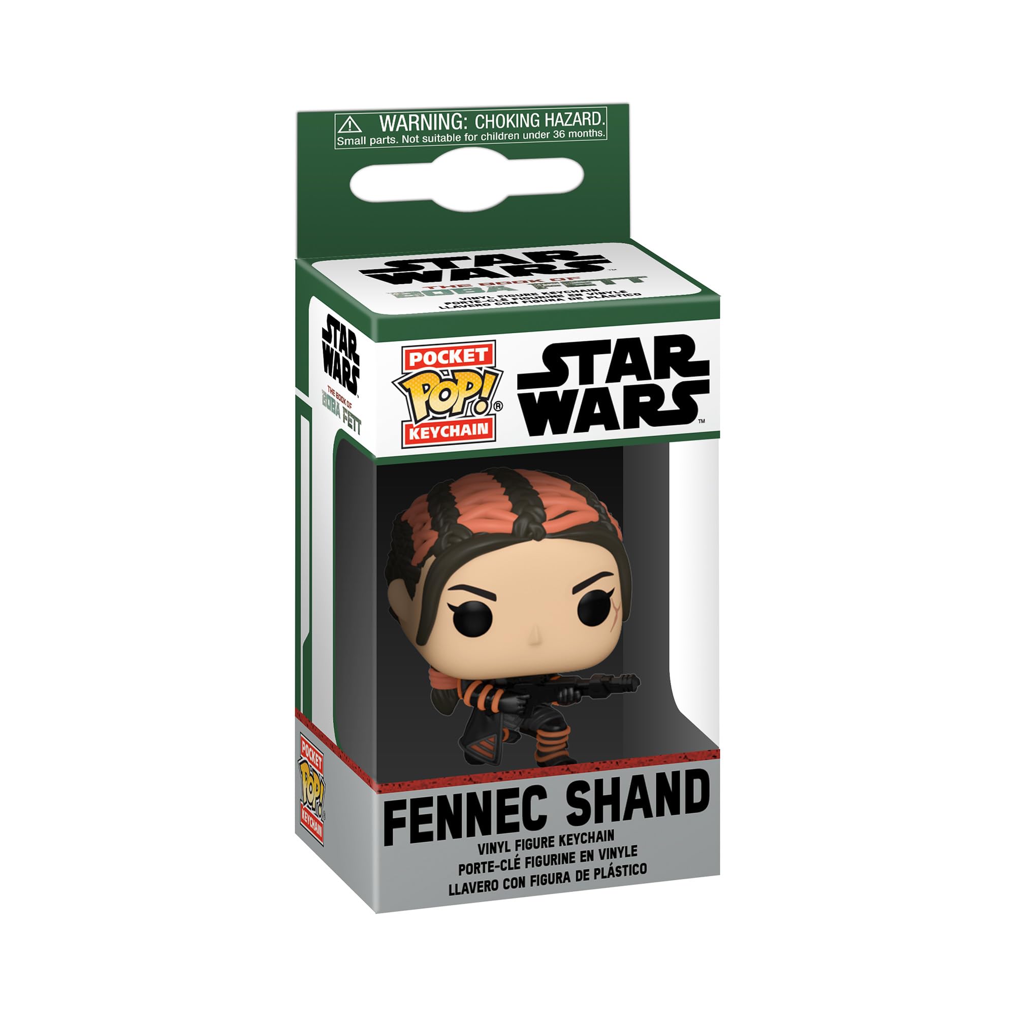 Funko Pop! Keychain Star Wars: Book of Boba Fett - Fennec Shand, Multicolor, 61050