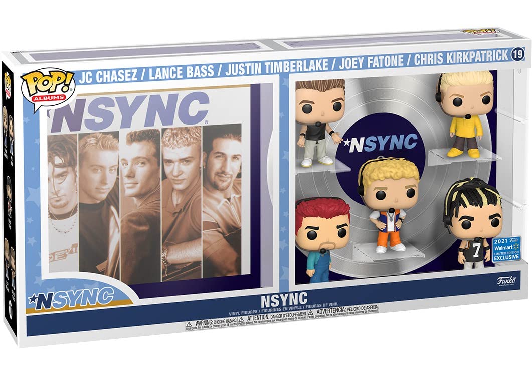 Funko Pop! Pop Albums: NSYNC Debut Deluxe Figure (2021 Walmart Exclusive) with Walmart Sticker