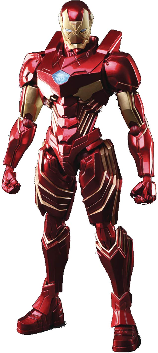 Square-Enix Marvel Universe Iron Man Variant Bring Arts Action Figure, Multicolor