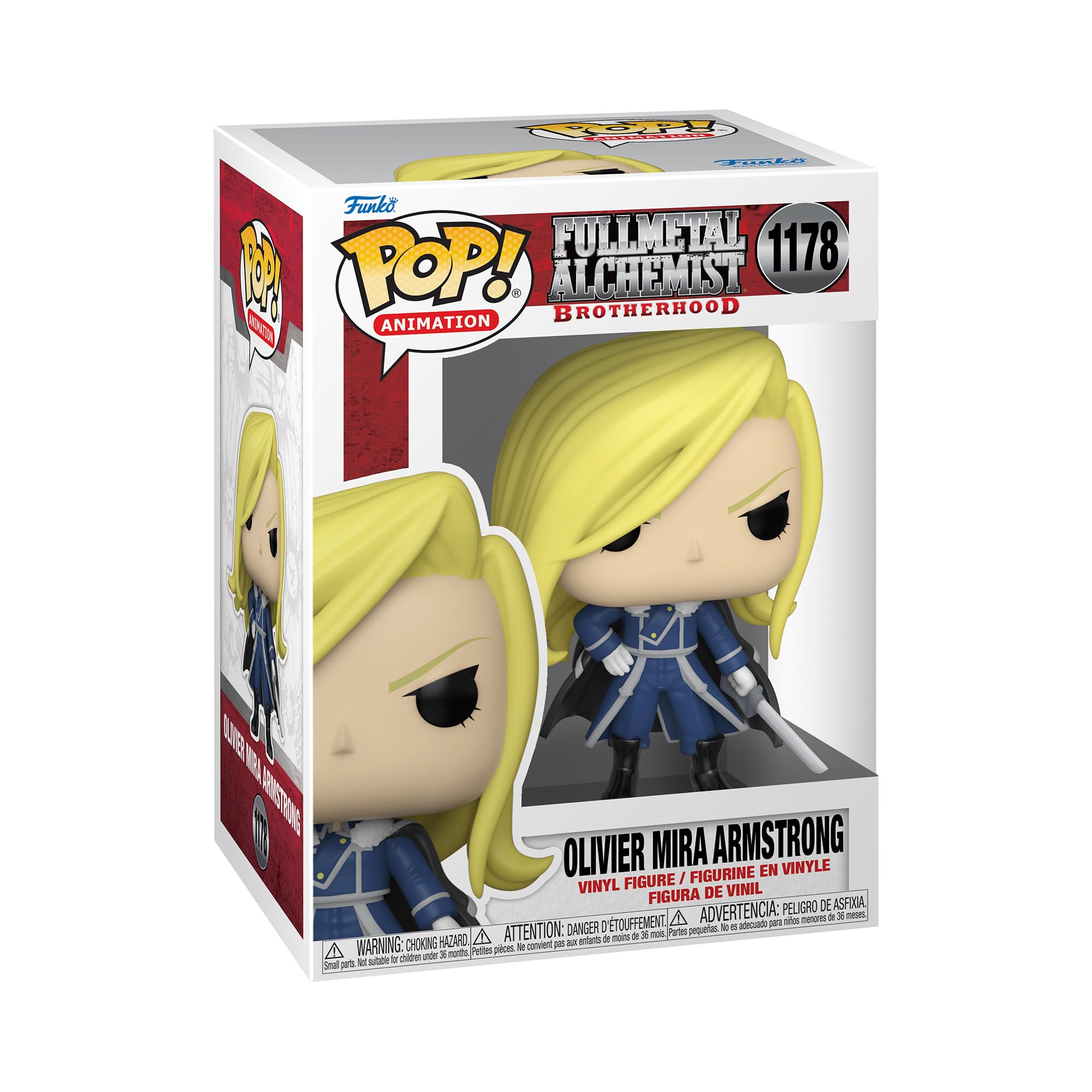 Funko Pop! Animation: Full Metal Alchemist: Brotherhood - Oliver Mira Armstrong, Multicolor (57738)