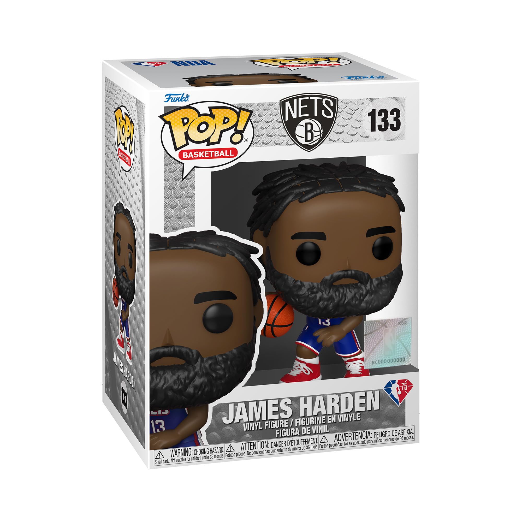 Funko Pop! NBA: Nets - James Harden, Multicolor, 59264