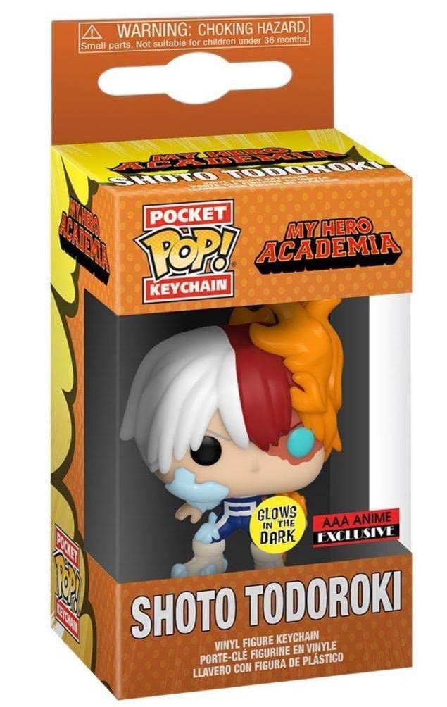 Funko POP! Key Chain: My Hero Academia - Todoroki (GITD) Pocket Pop (AAA Anime Exclusive)