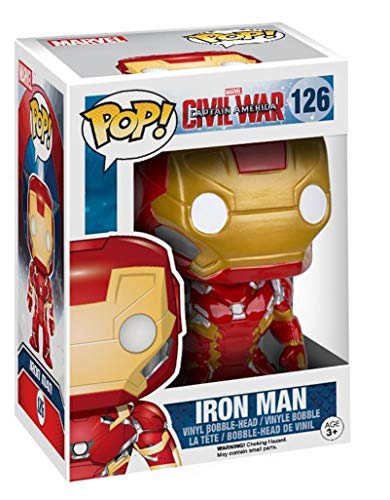 Funko Pop Marvel Captain America 3 Civil War Action Figure, Iron Man
