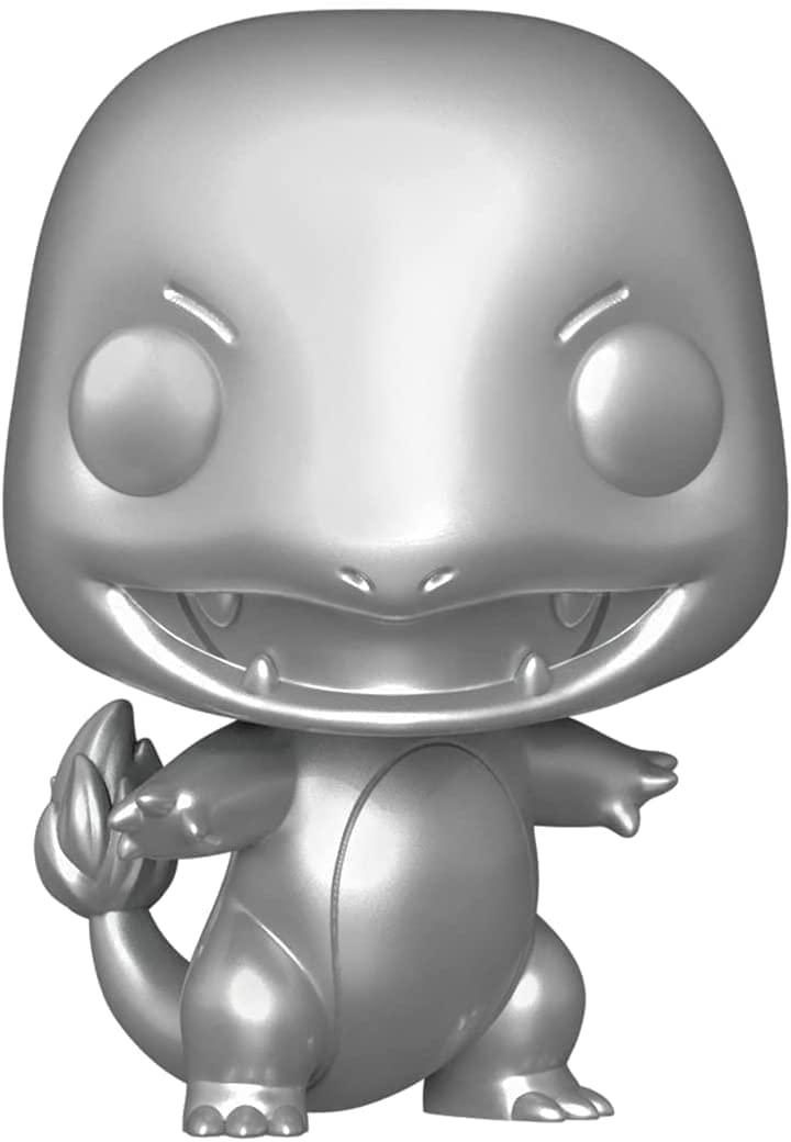 Funko Pop! Games: Pokemon - Charmander (Silver Metallic)
