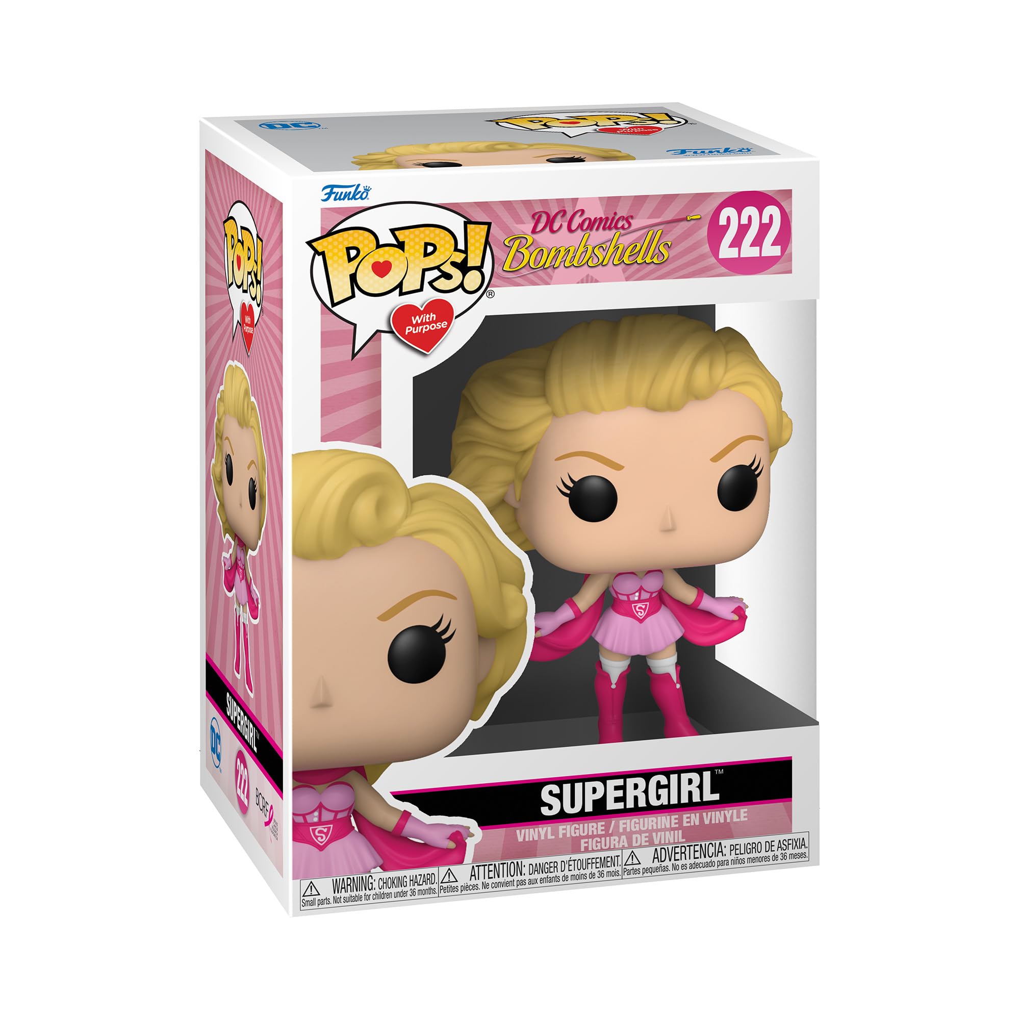 Funko Pop! Heroes: Breast Cancer Awareness - Bombshell Supergirl Multicolor 58502