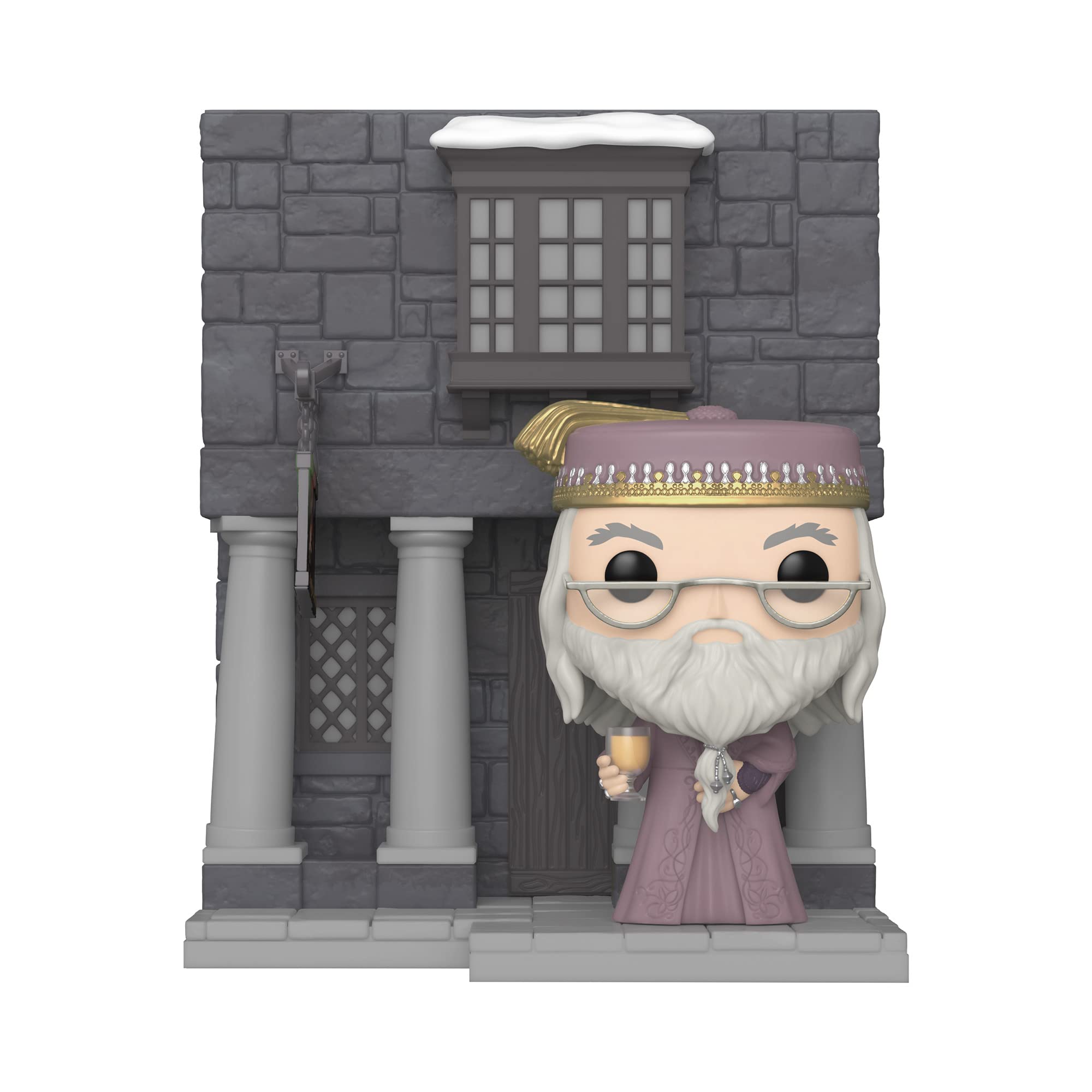 Funko Pop! Deluxe: Harry Potter: Hogsmeade - Albus Dumbledore with Hog's Head Inn, Multicolor (65646)