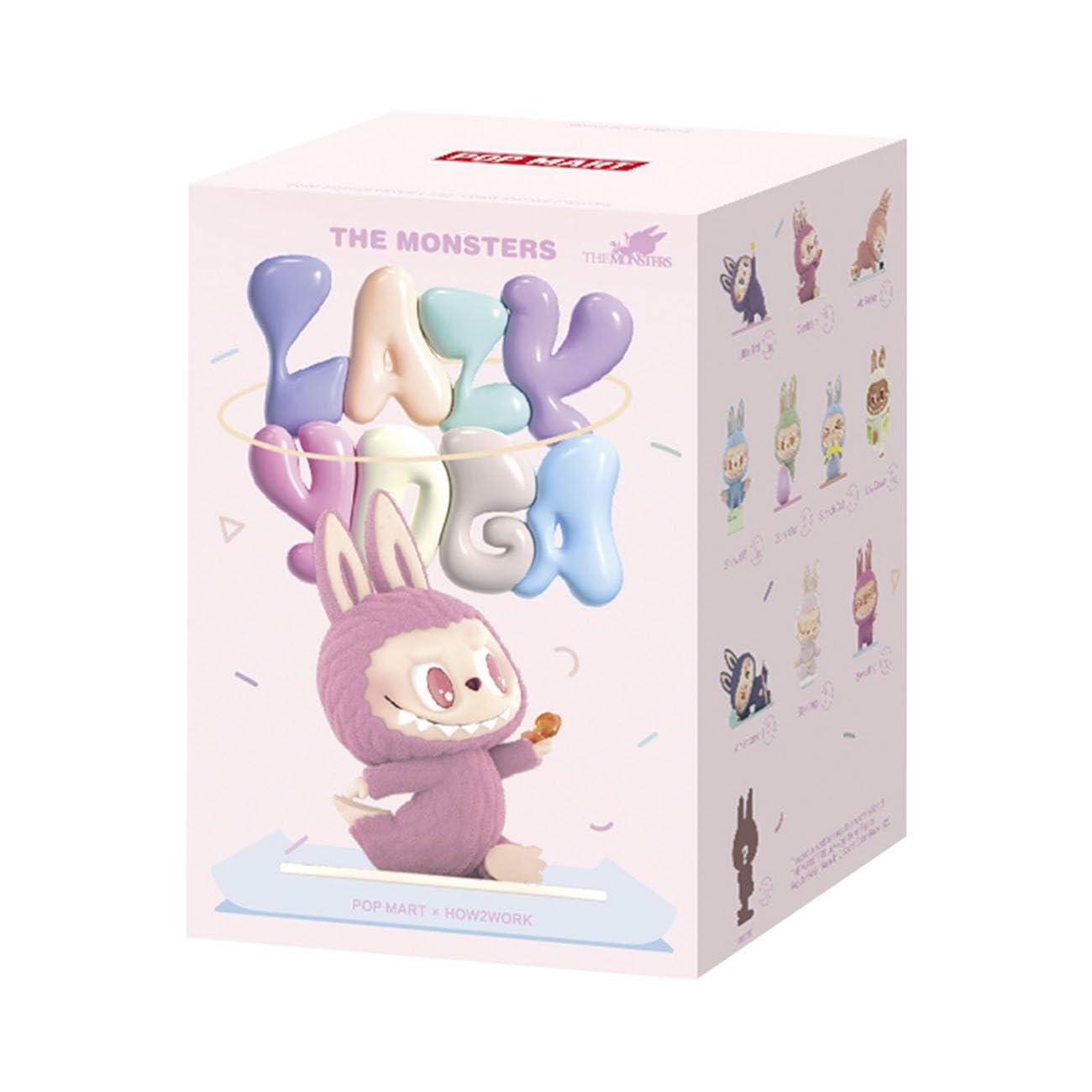 Ecoshopmaster The Monsters Lazy Yoga Series Surprise Box Collectible Figure 100% Original and Authentic,Blind Box Surprise.