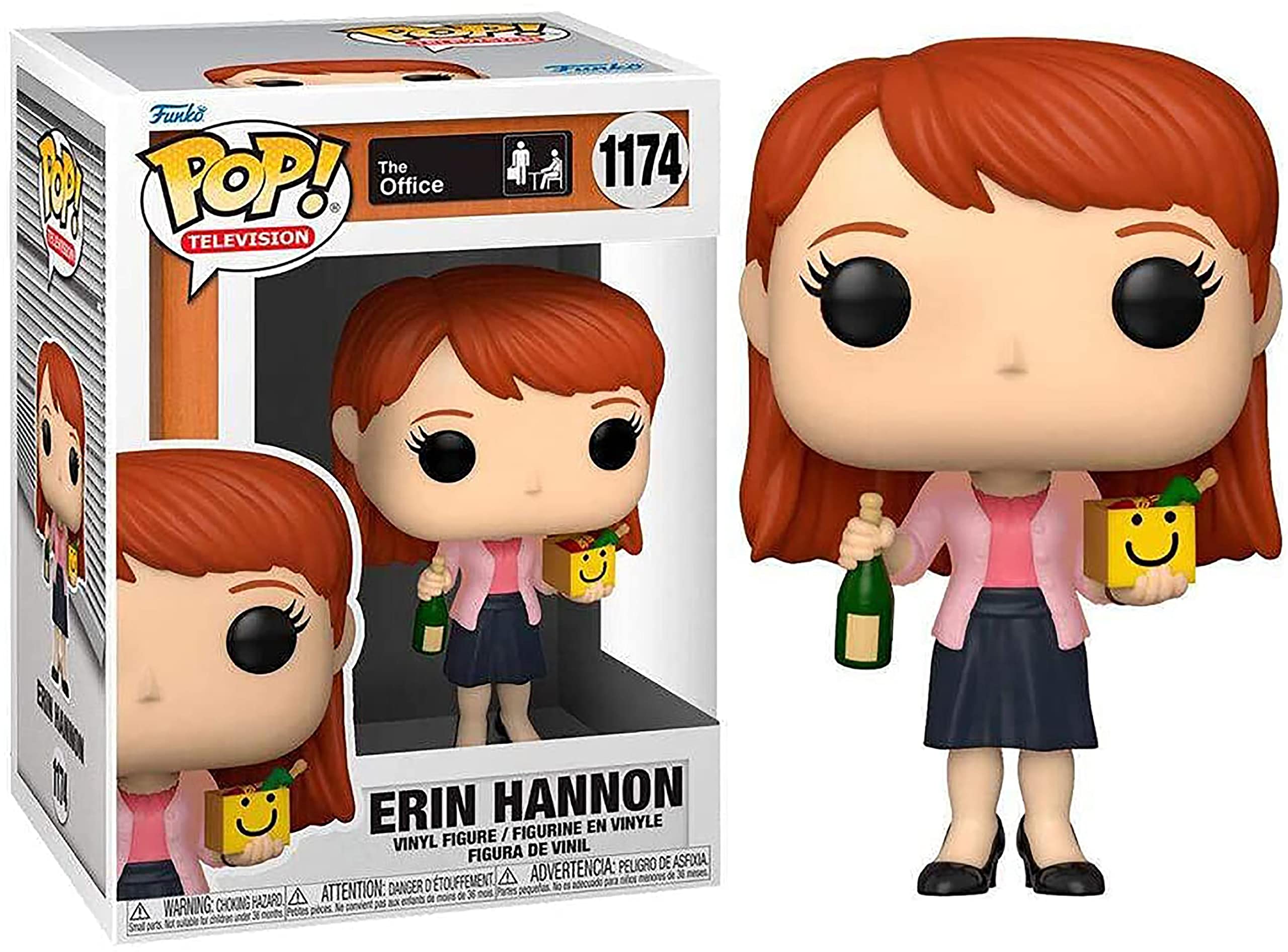 Funko Pop! TV: The Office - Erin with Happy Box & Champagne Multicolor 57394