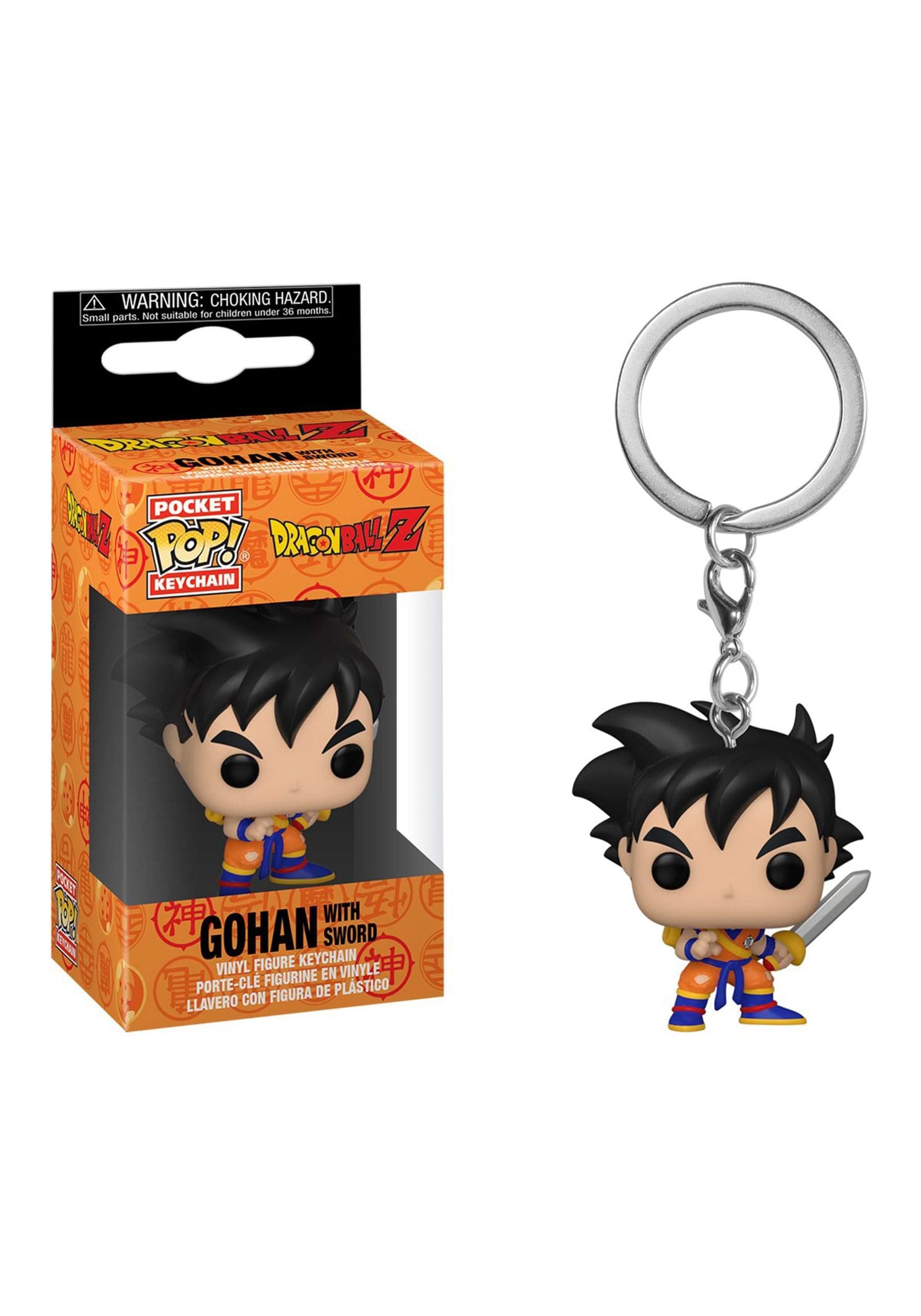 Funko Pop! Keychain: Dragon Ball Z- Gohan with Sword