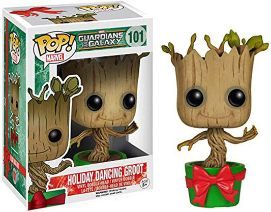 Funko POP Marvel: GOTG - Holiday Dancing Groot Action Figure