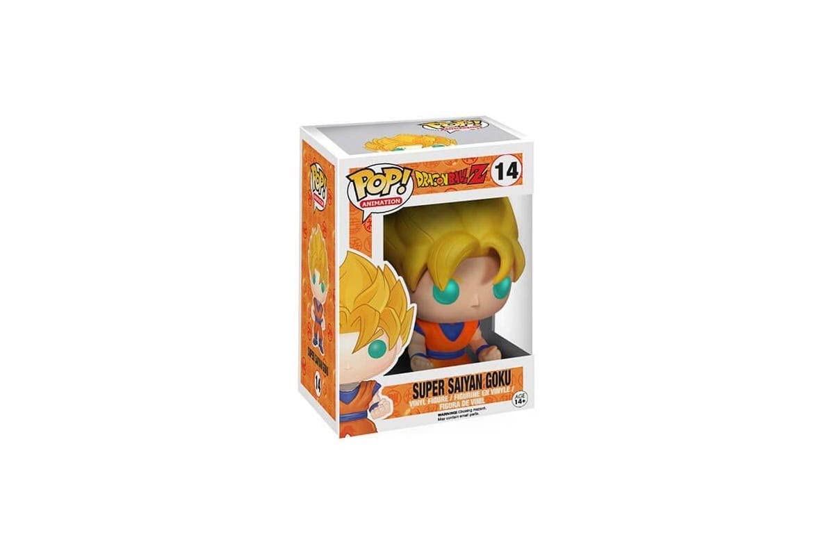 Pop Animation 3.75 Inch Action Figure Dragonball Z - Super Saiyan Goku Blue Eyes #14 Exclusive