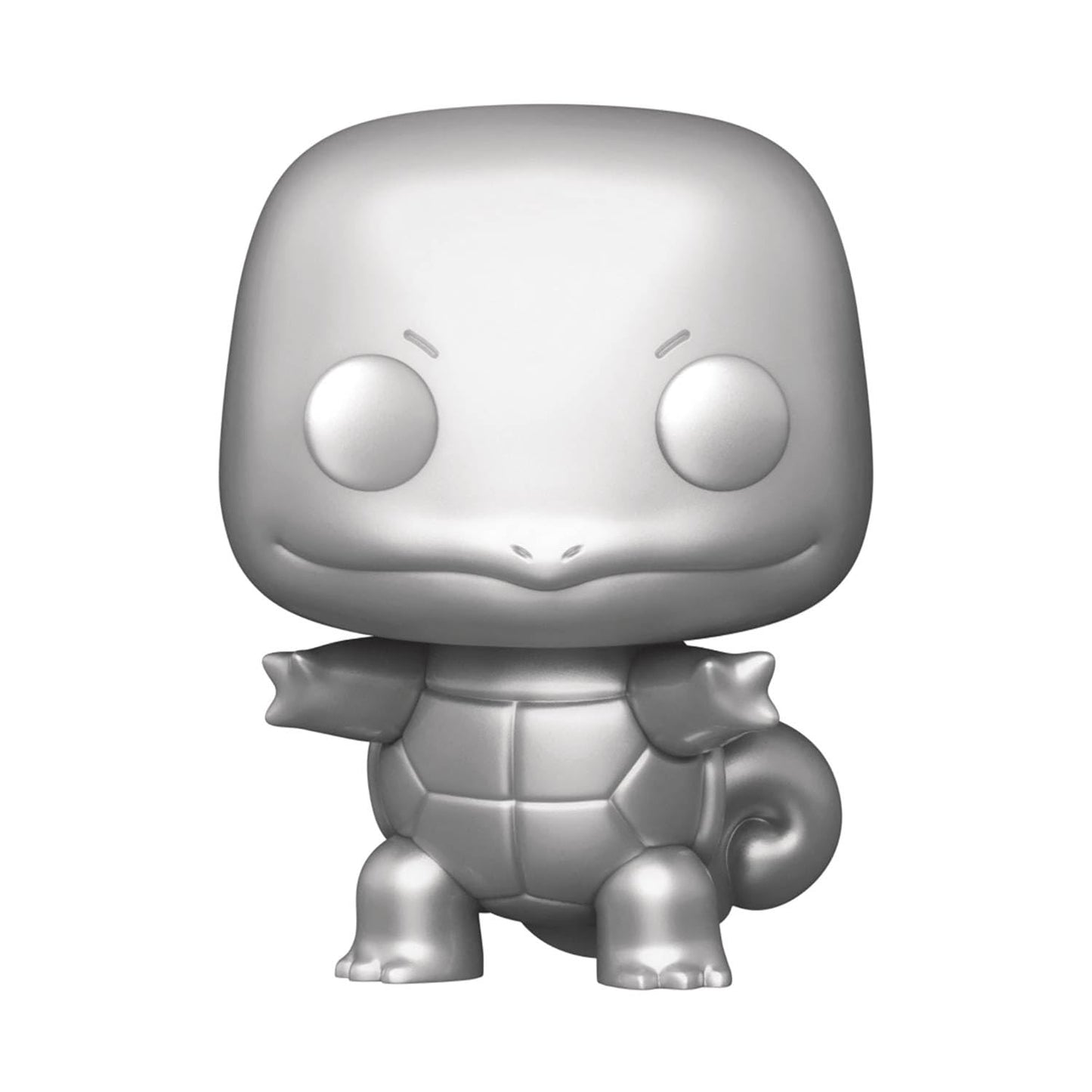 Funko Pop! Games: Pokemon S8 - Squirtle Silver Metallic, Multicolor