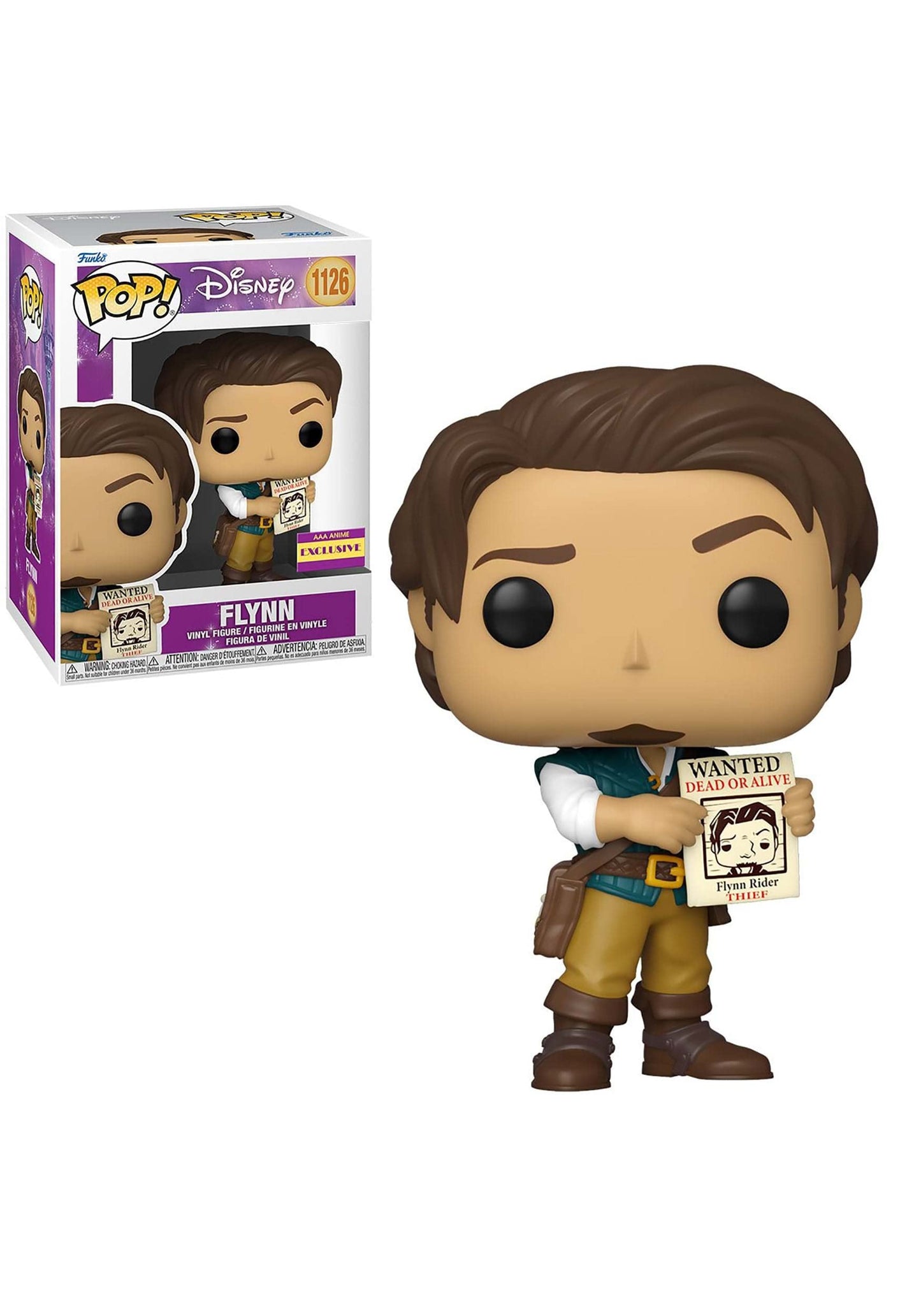 Funko Disney's Tangled Flynn Rider Pop Figure (AAA Anime Exclusive)