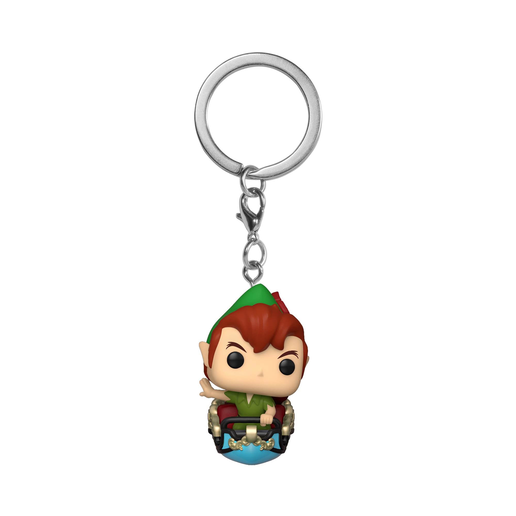 Funko Pop! Keychain: Walt Disney World 50th - Peter at The Peter Pan's Flight Attraction, Multicolor, 60393