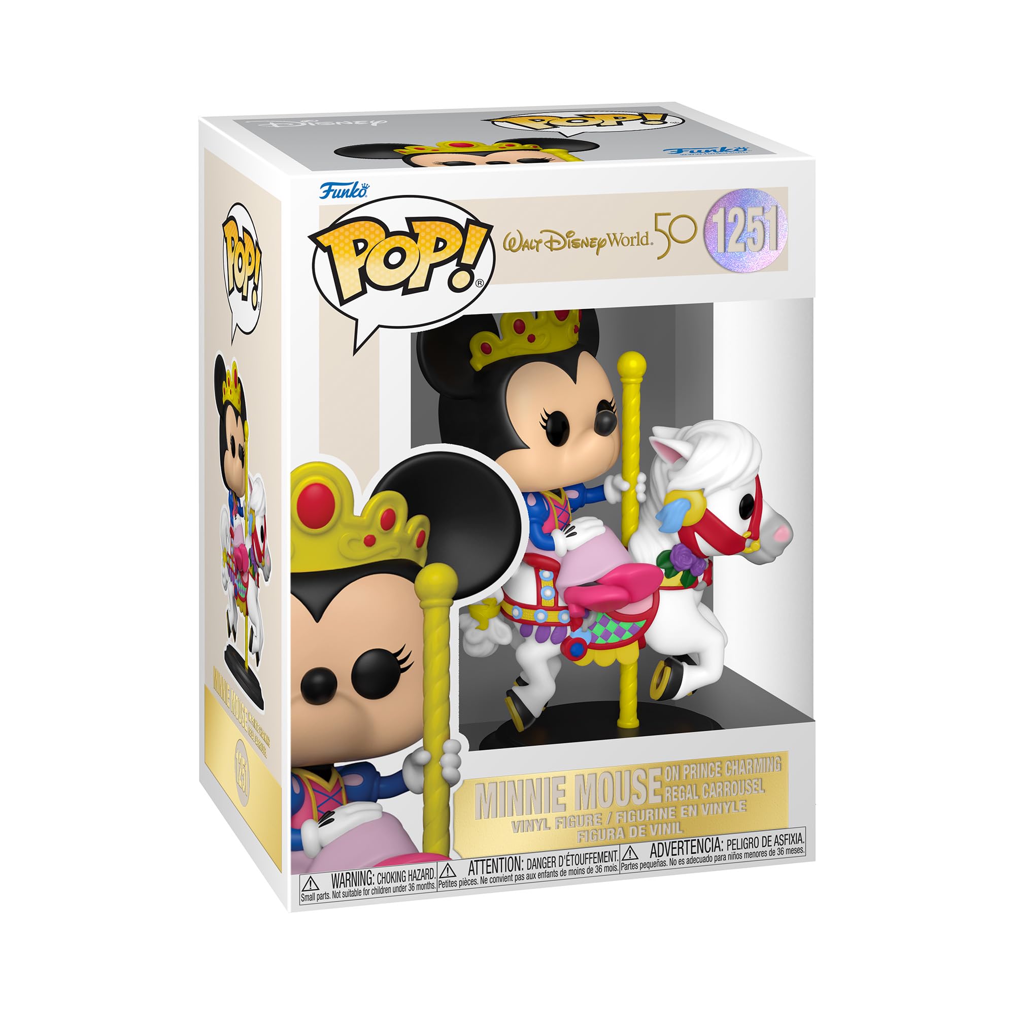 Funko Pop! Disney: Walt Disney World 50th Anniversary - Minnie Carrousel, Multicolor (65718)