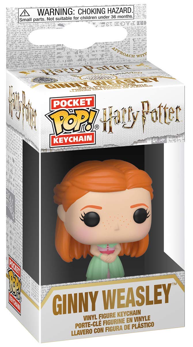 Funko - Porte ClÃ© Harry Potter - Ginny Yule Ball Pocket Pop 4cm - 0889698422581