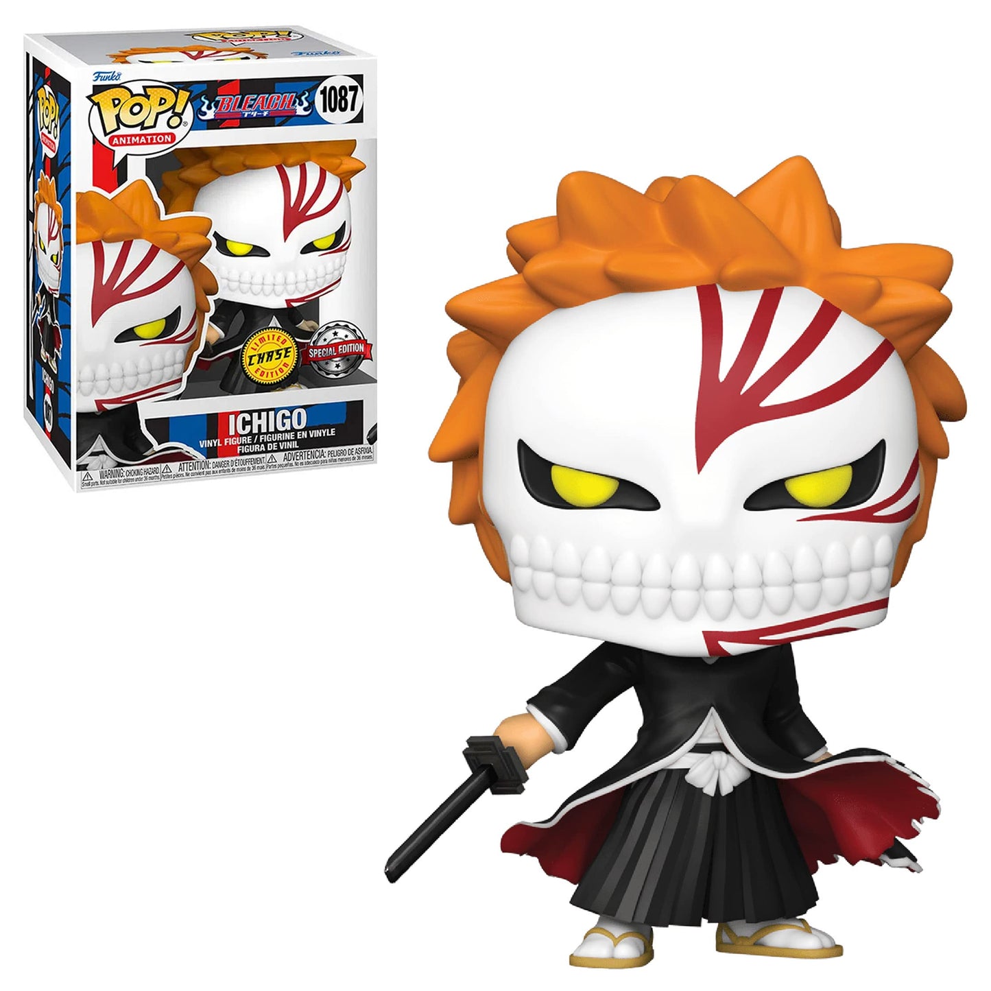 Bleach Ichigo Bankai Tensa Zangetsu Pop! Vinyl Figure - AAA Anime Exclusive