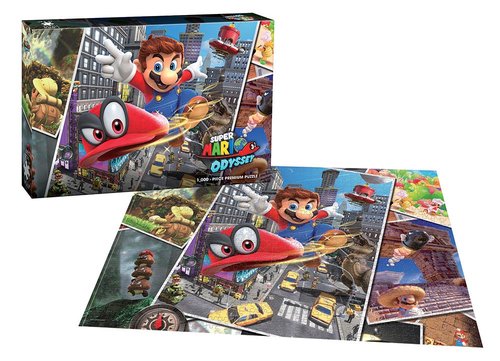 USAOPOLY Super Mario Odyssey Snapshots 1000 Piece Jigsaw Puzzle