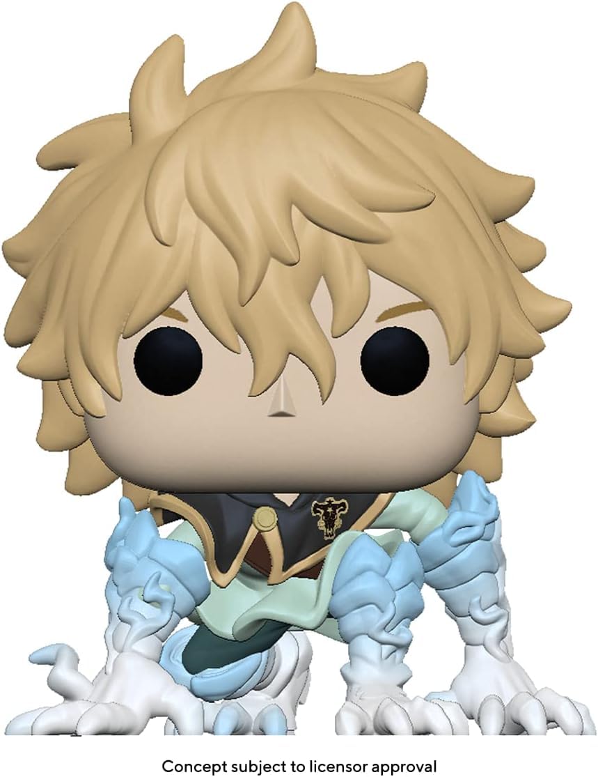 Funko Pop Black Clover Luck Voltia (Lightning Armor) GITD Chase Pop Figure (AAA Anime Exclusive)