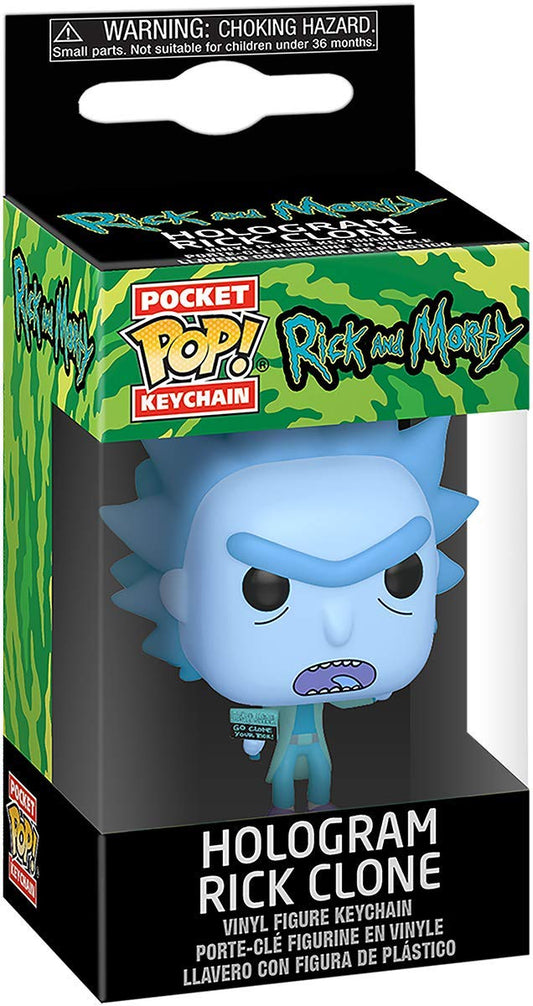 Funko Pocket Pop Keychain Rick and Morty: Hologram Rick Clone #44746