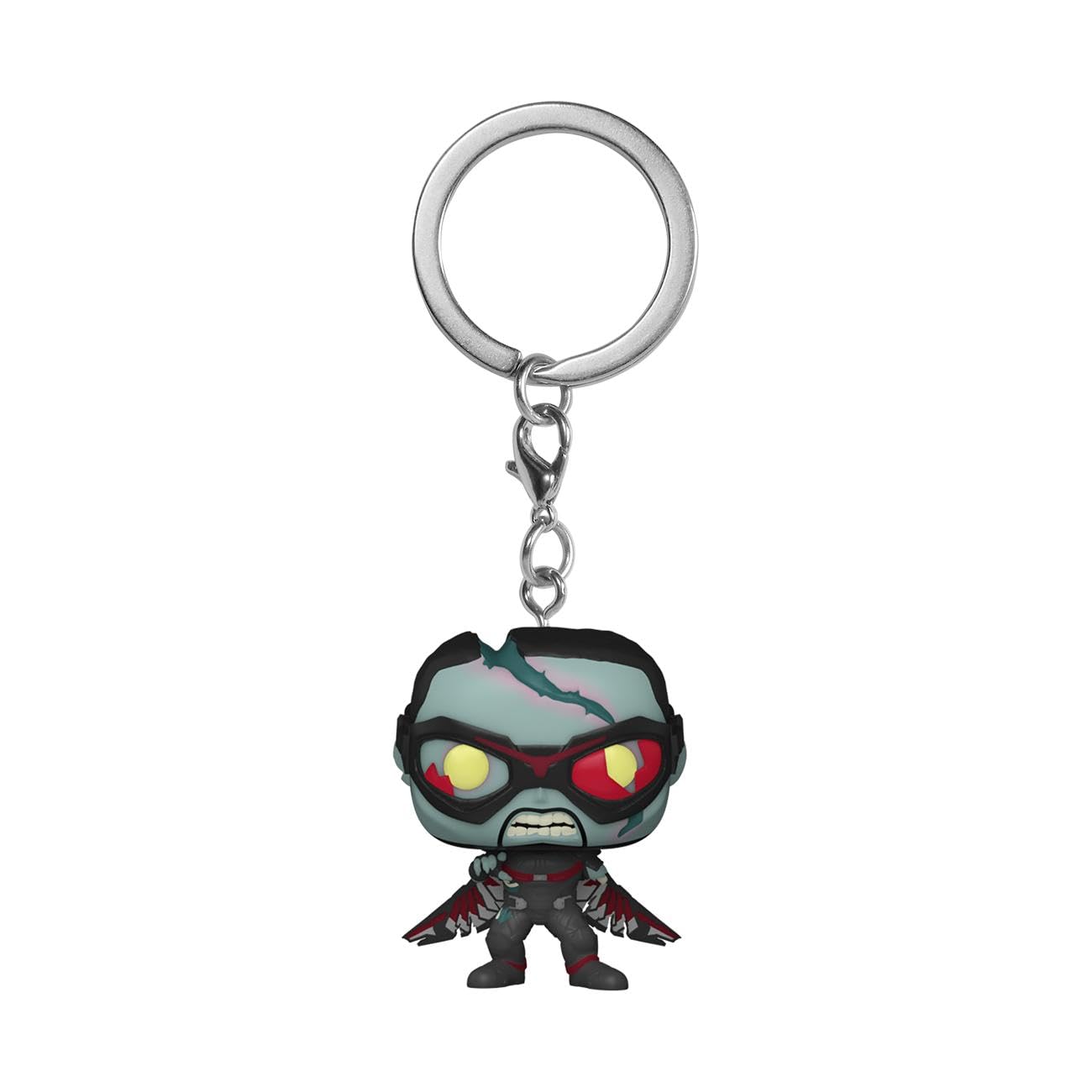 Funko Pop! Keychain: What If? - Zombie Falcon, Multicolor, 57401