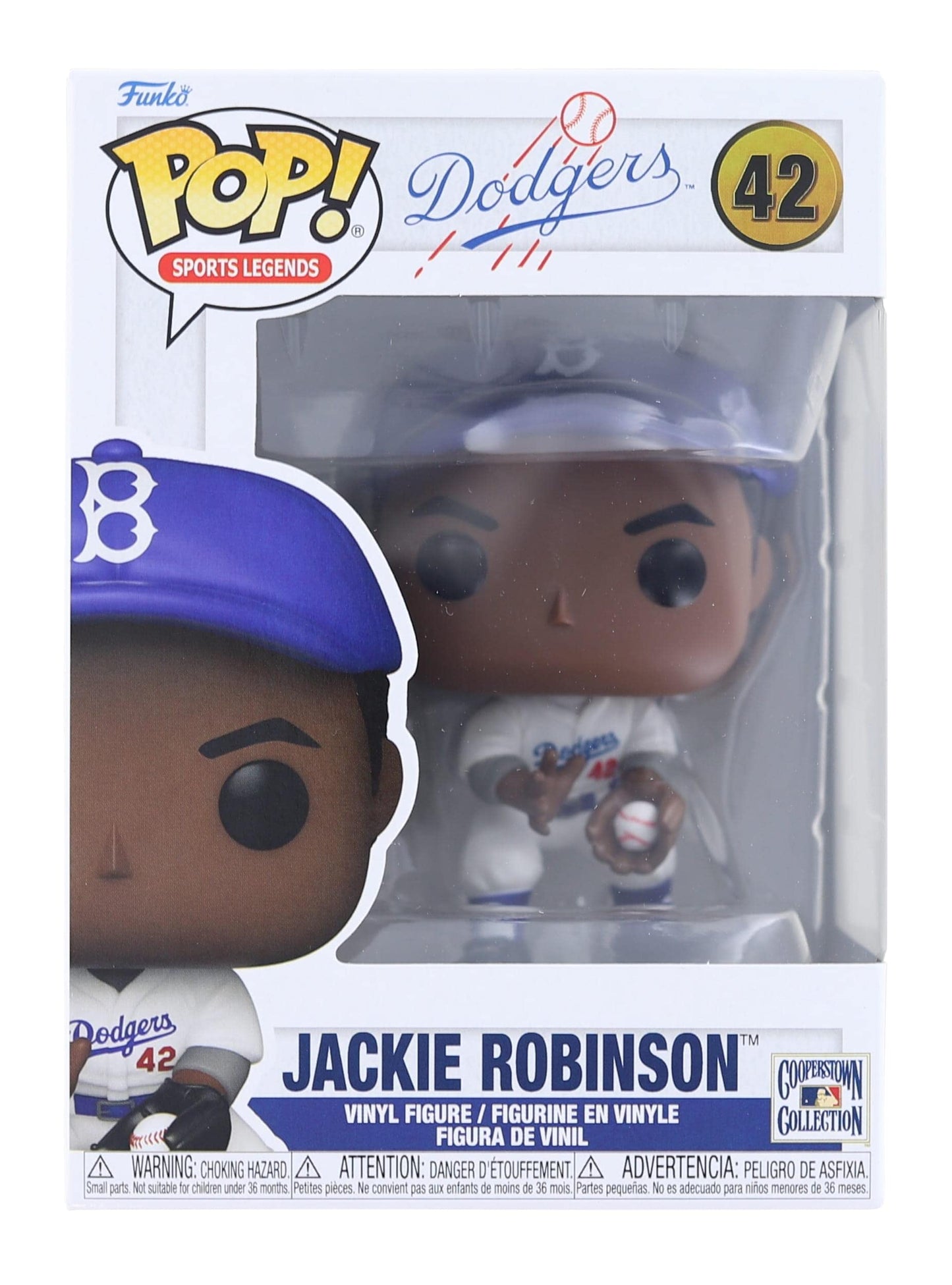 Funko Pop! Icons: Jackie Robinson (Styles May Vary with Chance of Bronze Chase)