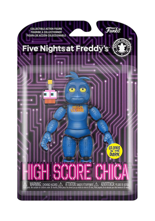 Funko Pop! Action Figure: Five Nights at Freddy's - High Score Chica (Glow in The Dark), Multicolor, 59683