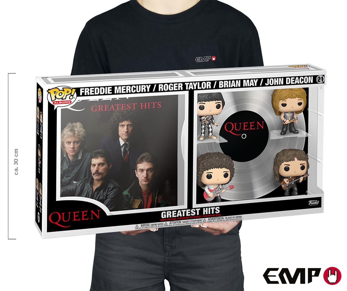 Funko Pop! Pop Albums: Queen Greatest Hits (Metallic) Deluxe Figure (Special Edition)