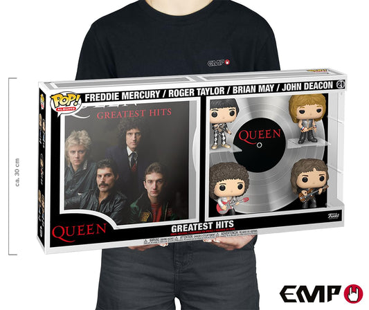 Funko Pop! Pop Albums: Queen Greatest Hits (Metallic) Deluxe Figure (Special Edition)