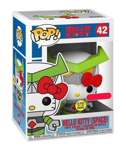 Funko POP! Sanrio: Hello Kitty Kaiju (Space) #42 Glow-in-The-Dark Exclusive Vinyl Figure with Pop Protector
