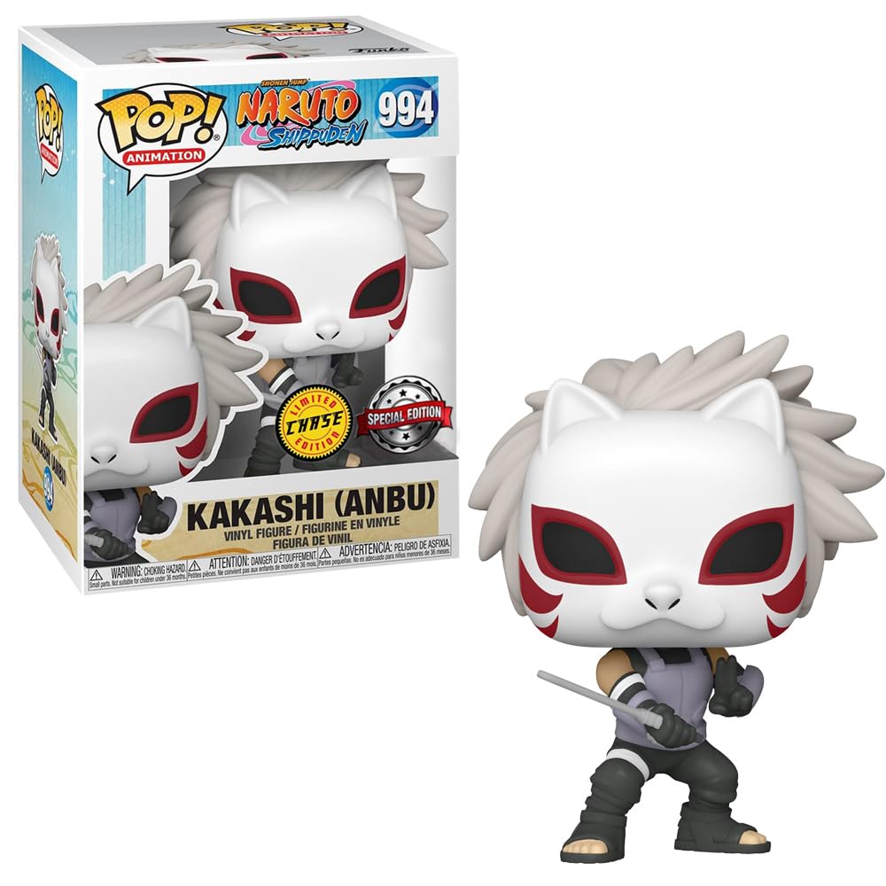 Funko Pop Naruto Shippuden Anbu Kakashi (Masked) Chase Figure (AAA Anime Exclusive)