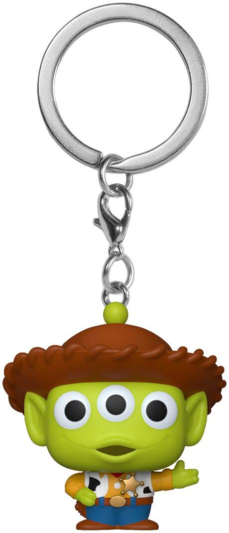 Funko Pop! Keychain: Pixar Alien Remix - Woody, Multicolor