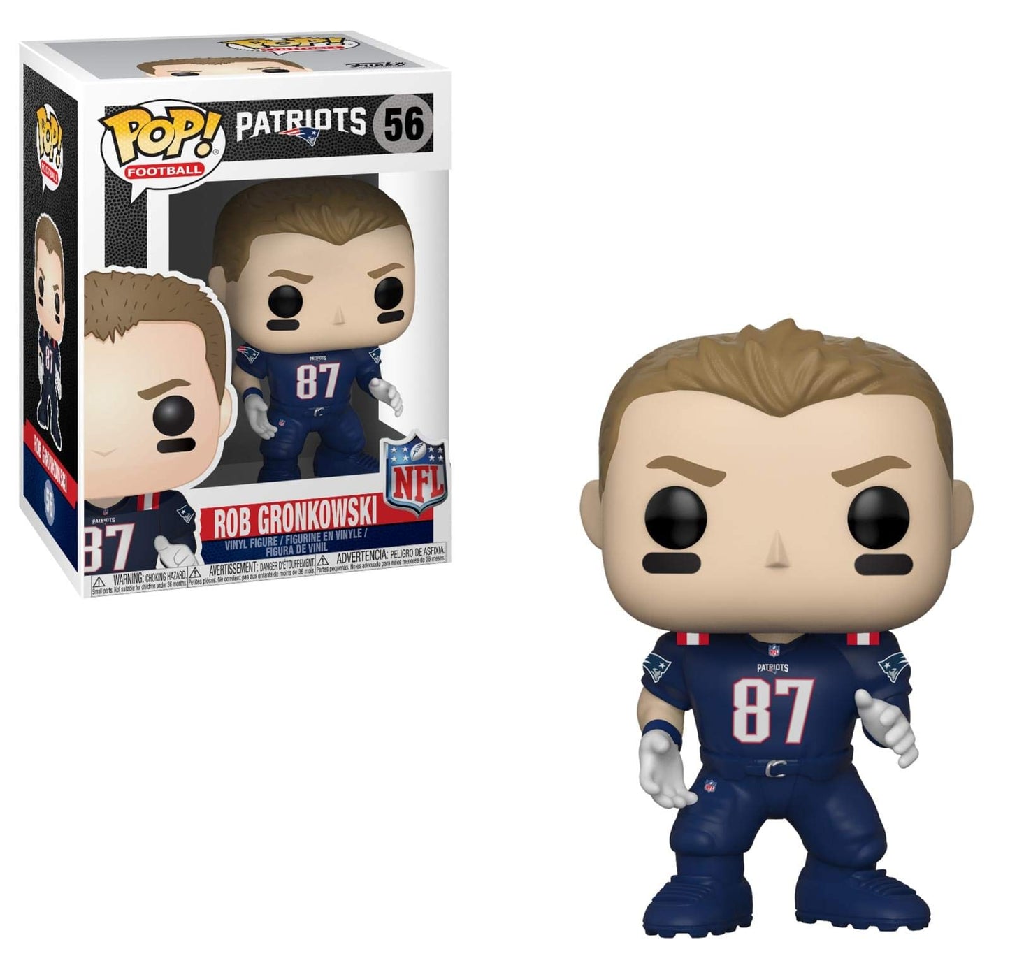 FUNKO POP! NFL: Patriots - Rob Gronkowski (Color Rush)