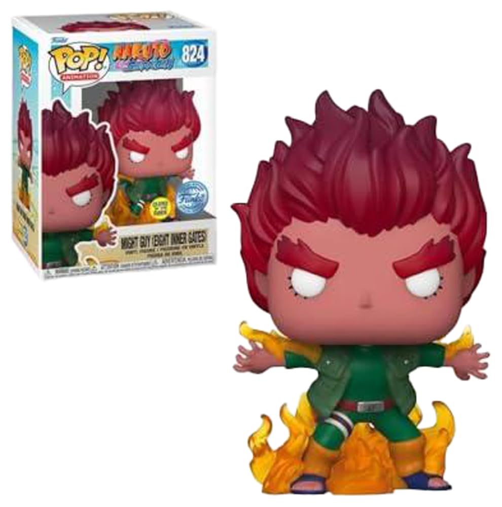 Funko Pop! Animation: Naruto - Might Guy, Eight Inner Gates, Multicolored