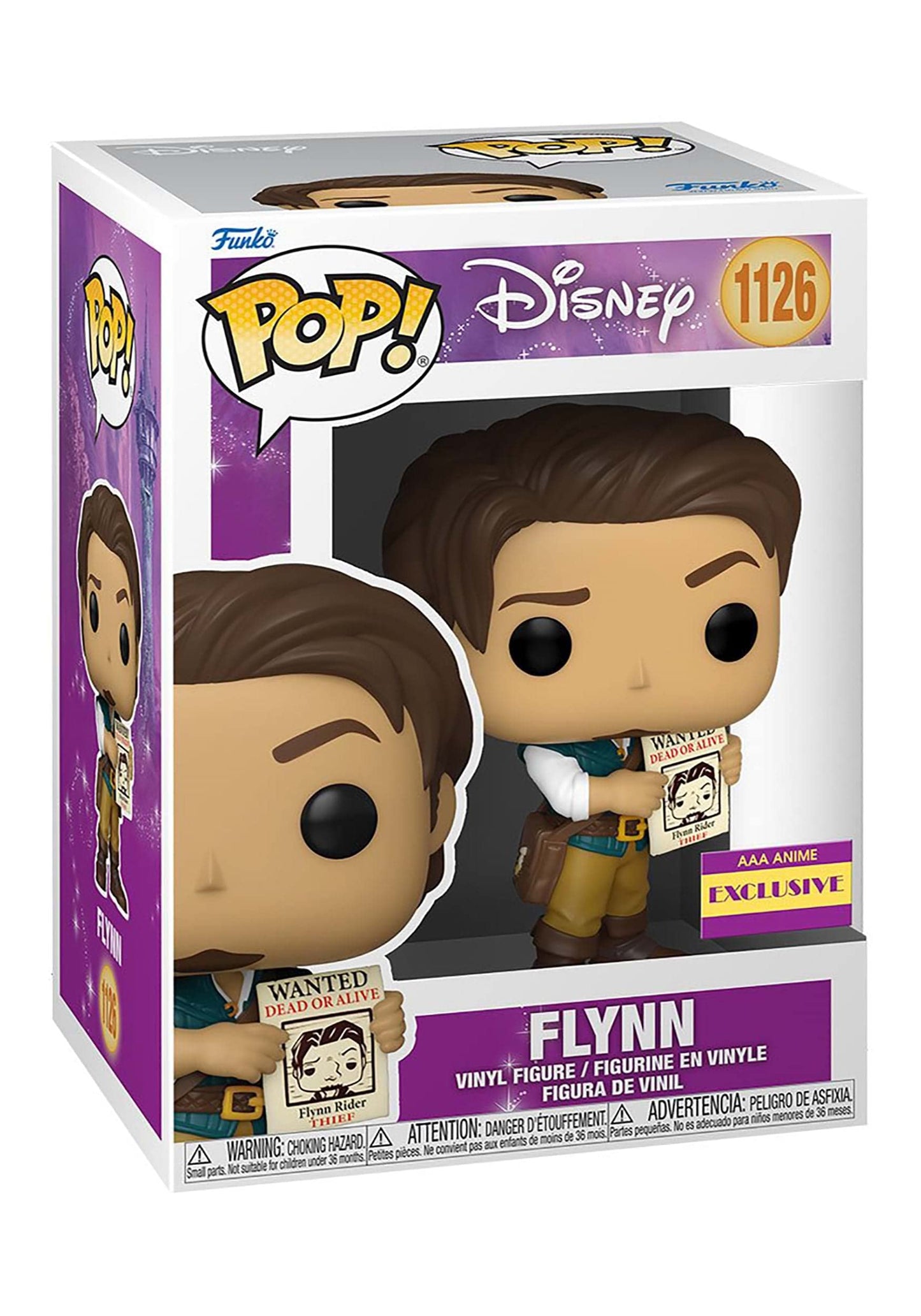 Funko Disney's Tangled Flynn Rider Pop Figure (AAA Anime Exclusive)
